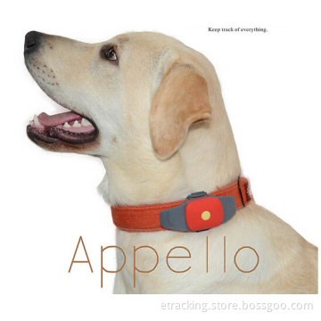 2015 Newest Mini Pet GPS Tracker for Dog/Cat Appello 4p Waterproof IP56 Real Time Tracking on APP